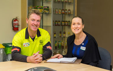 Geraldine Christou in a meeting.